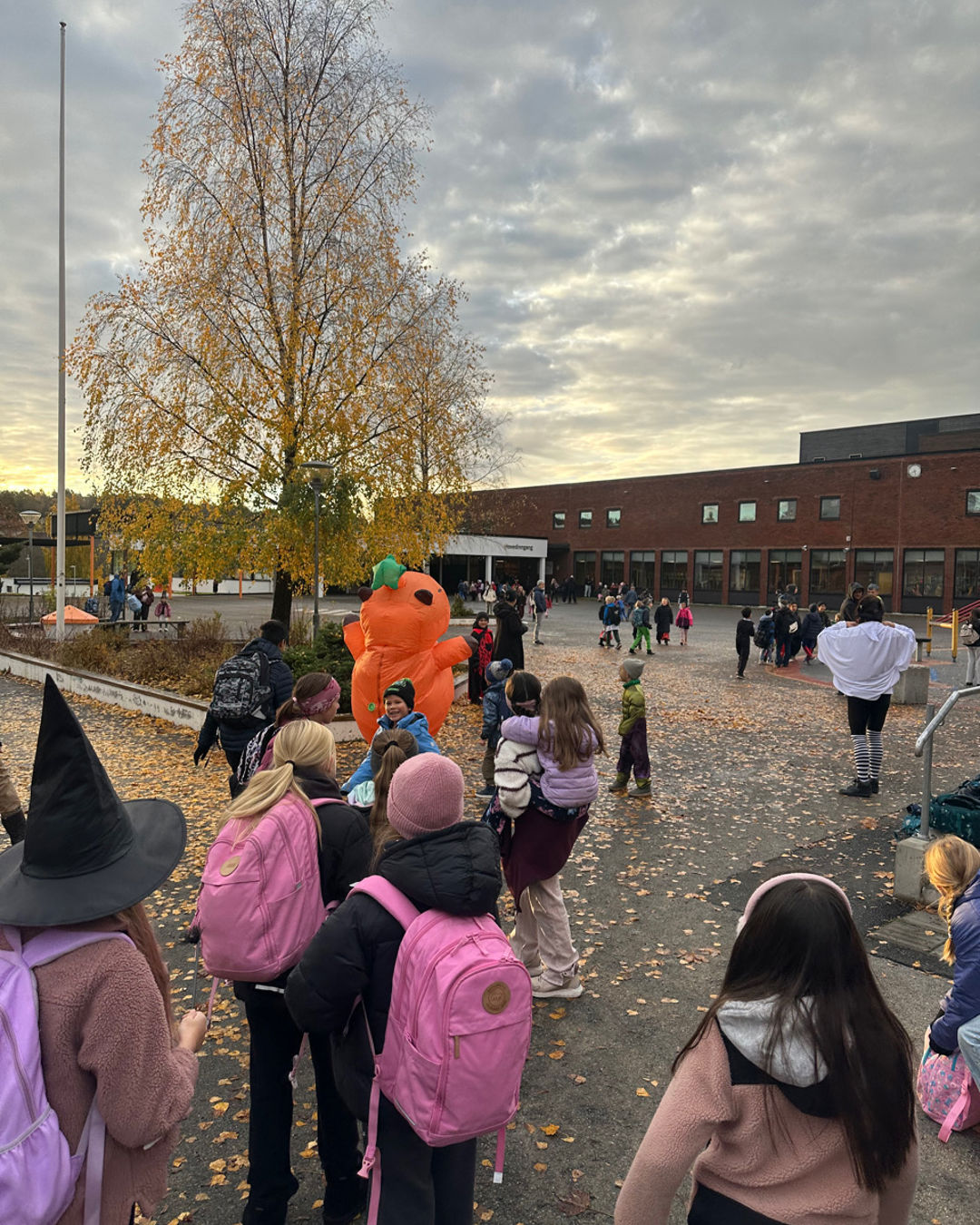Foto: Siw Anita Johnsen En gruppe mennesker på en plass