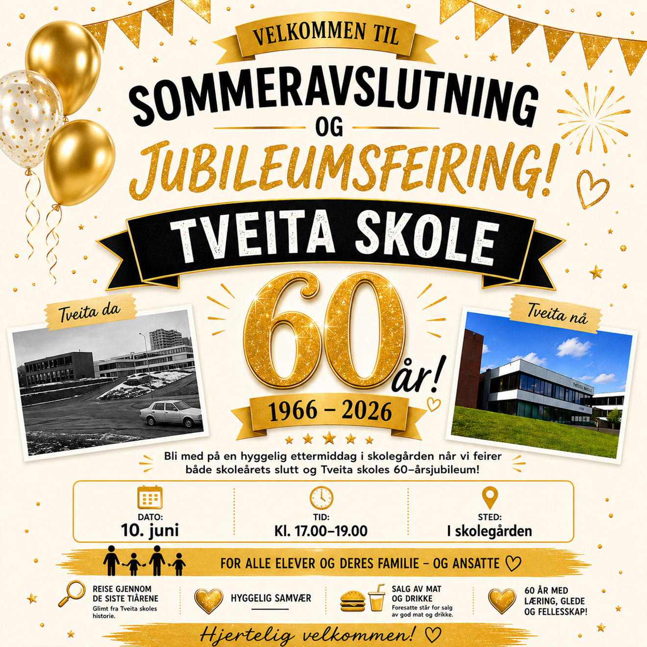 Tveita skole 60år plakat
