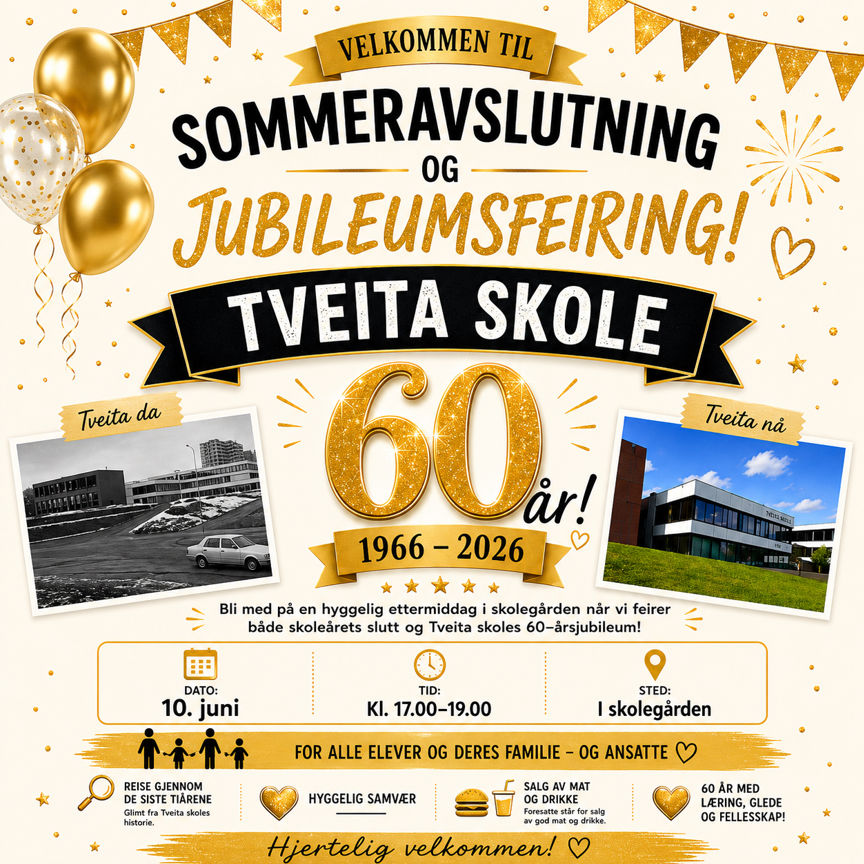 Foto: Siw Anita Johnsen Tveita skole 60år plakat